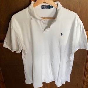Polo by Ralph Lauren large men’s white polo shirt